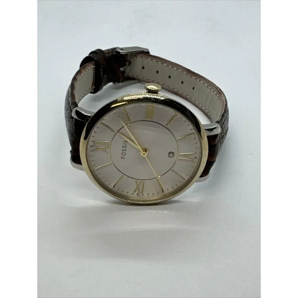 Fossil Jacqueline ES3739 Women Two-Tone Stainless Steel Analog Dial Watch JNA348